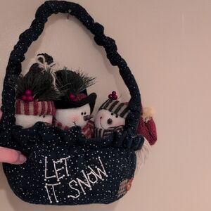 Festive Snowman Wall Hanging